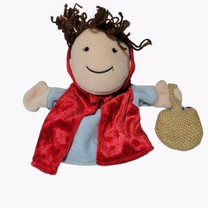 Puppettos Little Red Riding Hood Hand Puppet 7 inch Plush Make Believe Toy Play